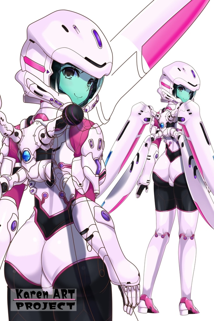 カレンちゃん&フライトスーツ Part7(飛行装備編)蝶型スーツ Karen And Flight Suit Part7 Flight Equipment Edition Butterfly suit