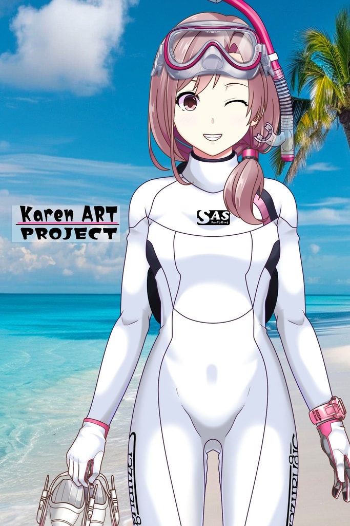 カレンちゃんとスキューバーダイビング(TUSA器材編 Part2) Karen enjoying scuba diving -TUSA Equipment Part2
