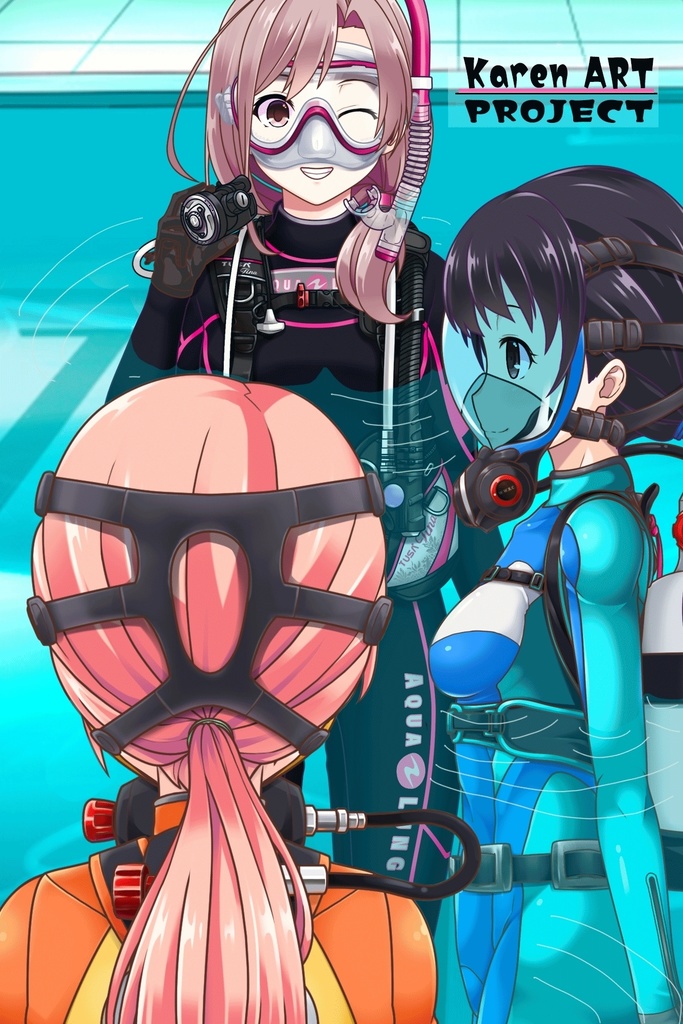 カレンちゃんとスキューバーダイビング(TUSA器材編 Part5) Karen enjoying scuba diving -TUSA Equipment Part5