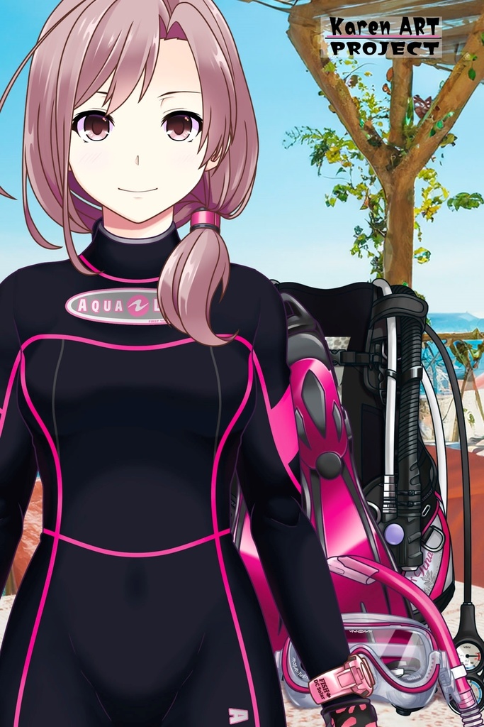 カレンちゃんとスキューバーダイビング(TUSA器材編 Part5) Karen enjoying scuba diving -TUSA Equipment Part5