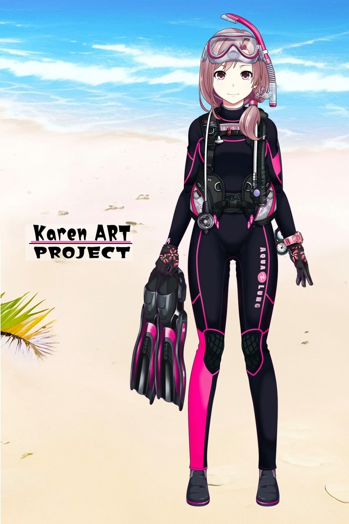 カレンちゃんとスキューバーダイビング(TUSA器材編 Part5) Karen enjoying scuba diving -TUSA Equipment Part5