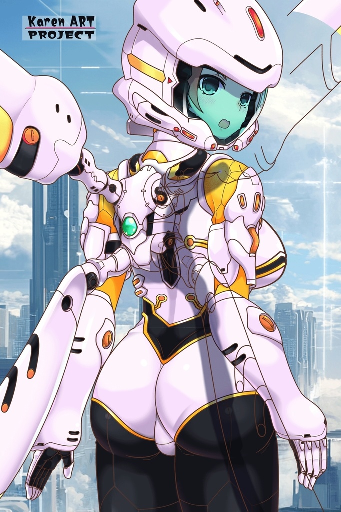 亜美ちゃん&フライトスーツ (飛行装備編)蝶型スーツ 背面アングル Ami And Flight Suit -Flight Equipment-Butterfly suit Back Angle