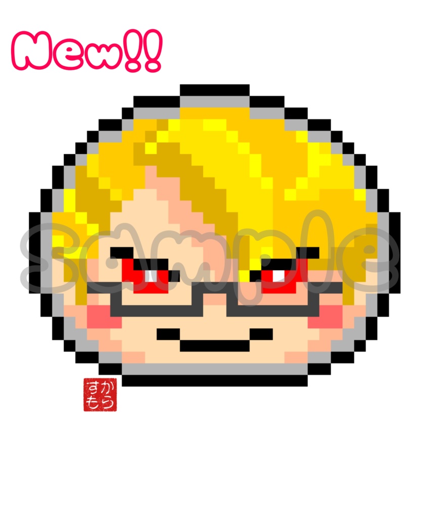 wrwrd!ドット絵ステッカー【各種】