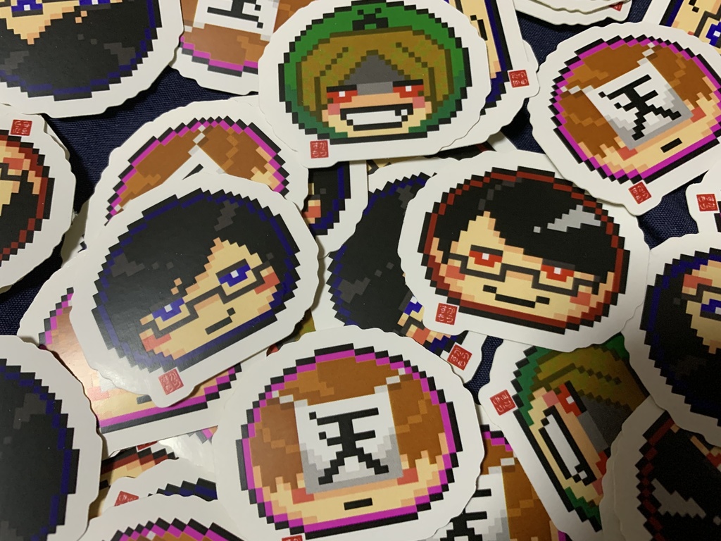 wrwrd!フレークシール【8枚セット】