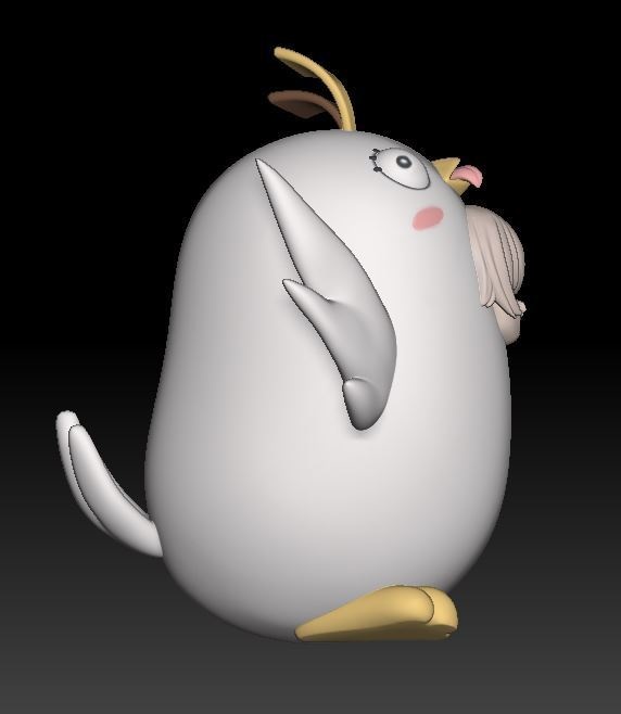 ブルーアーカイブ - ペロロ着ぐるみ(アズサ·ヒフミ) STL file for 3D printing