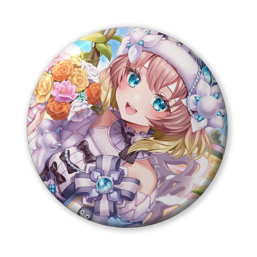 2023花丸ココ誕生日まるまる缶バッチ
