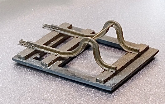 Nゲージ用 第三種乙車止め(未塗装サポート付き)