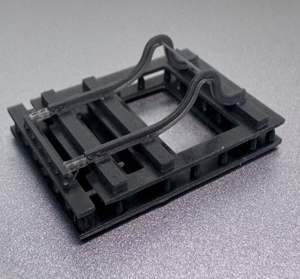 Nゲージ用 第三種乙車止め(未塗装サポート付き)