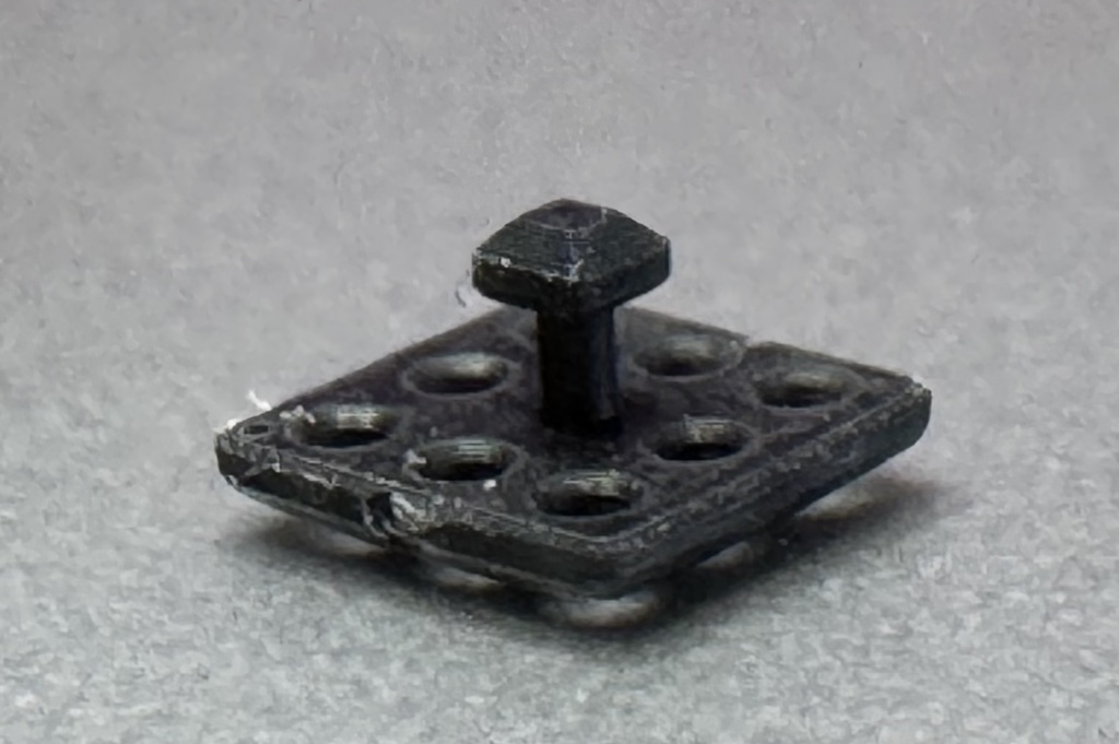 Nゲージ用 車両接触限界標識(12個セット未塗装サポート付き)