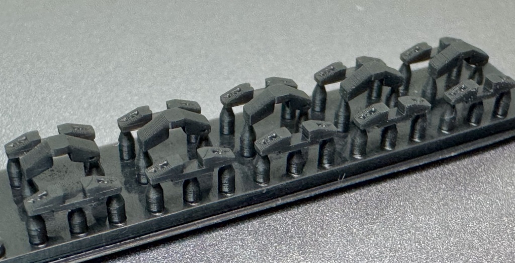 Nゲージ用 車止め(木製)の3Dプリント版 5個セット