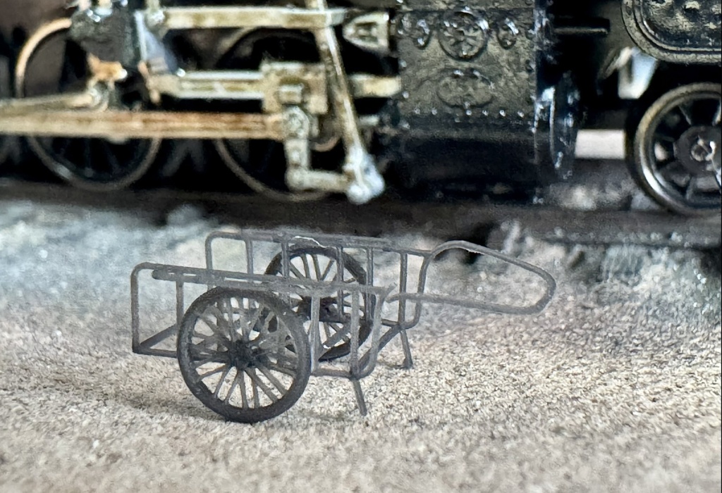 Nゲージサイズのリアカーの3Dプリント製品(2台セット)