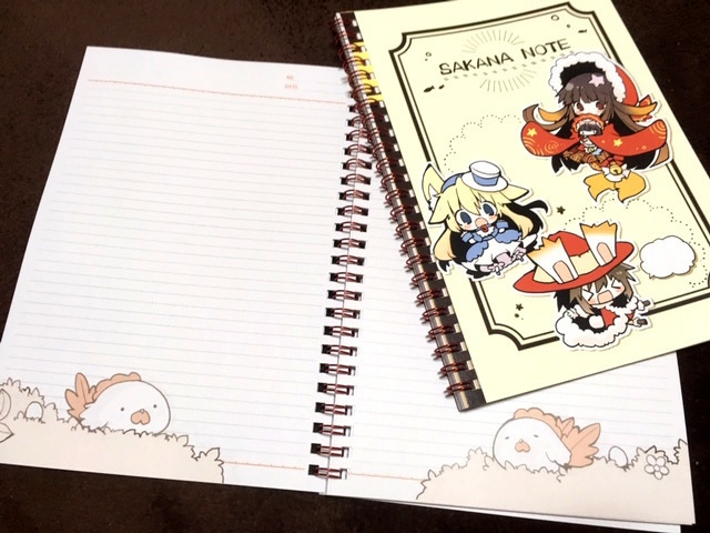 【グッズ】さかなノート、魔女のソーイングセット