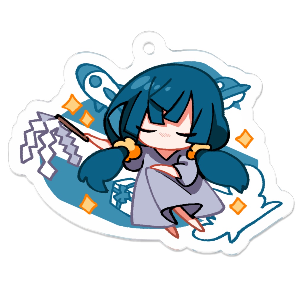 秋津結楽里キーホルダー