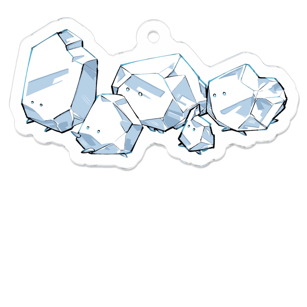 カチリペてくてくアクリルキーホルダー