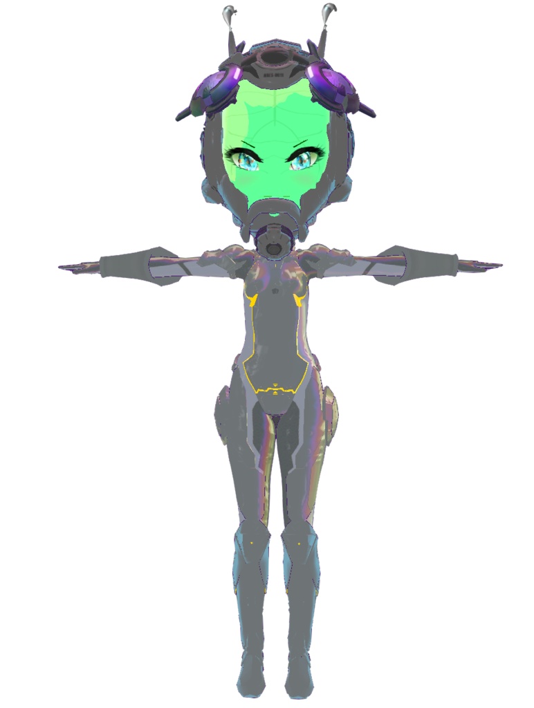 【オリジナル3Dモデル】 Mr Alien (Free try-out 無料トライアル)