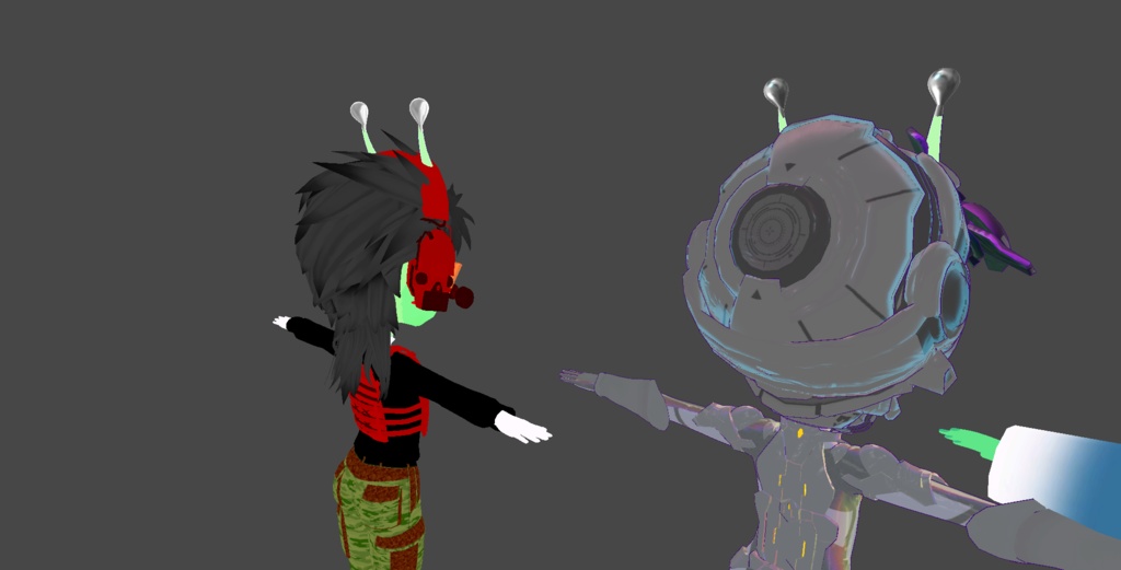 【オリジナル3Dモデル】 Mr Alien (Free try-out 無料トライアル)