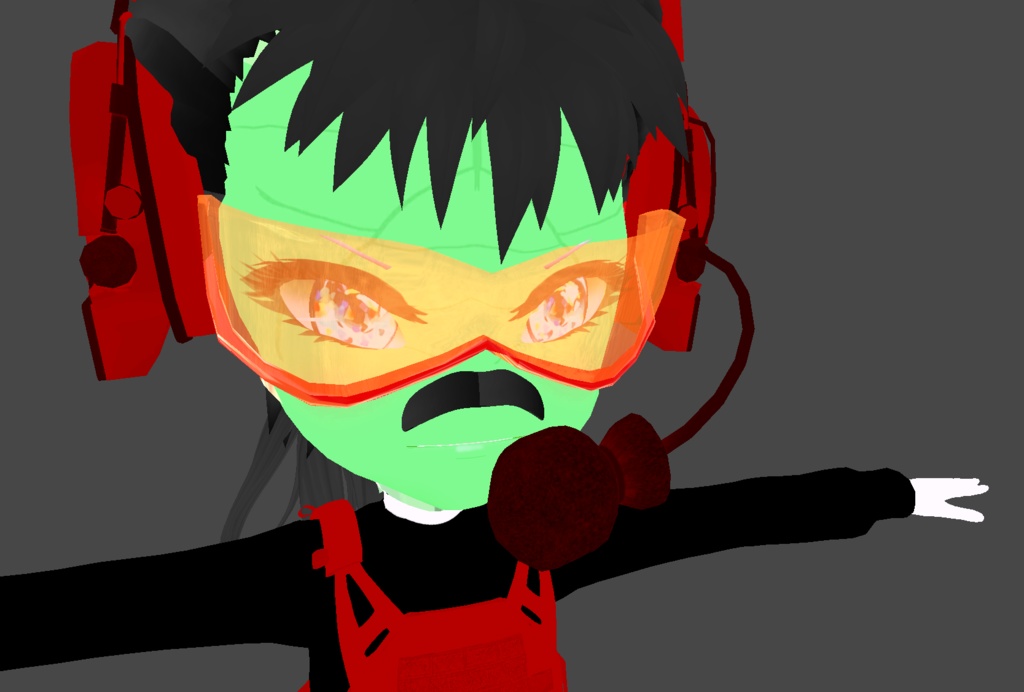 【オリジナル3Dモデル】 Mr Alien (Free try-out 無料トライアル)