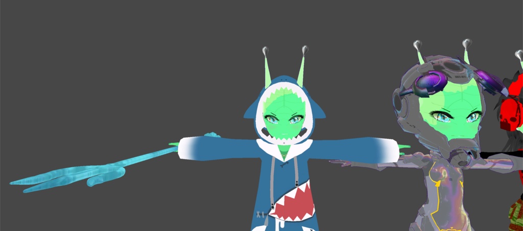 【オリジナル3Dモデル】 Mr Alien (Free try-out 無料トライアル)