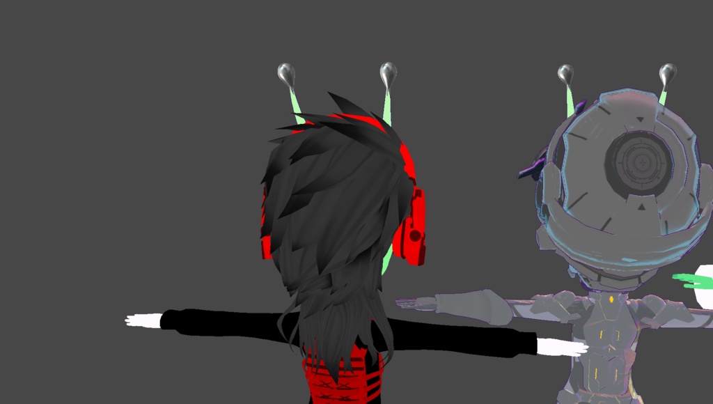 【オリジナル3Dモデル】 Mr Alien (Free try-out 無料トライアル)