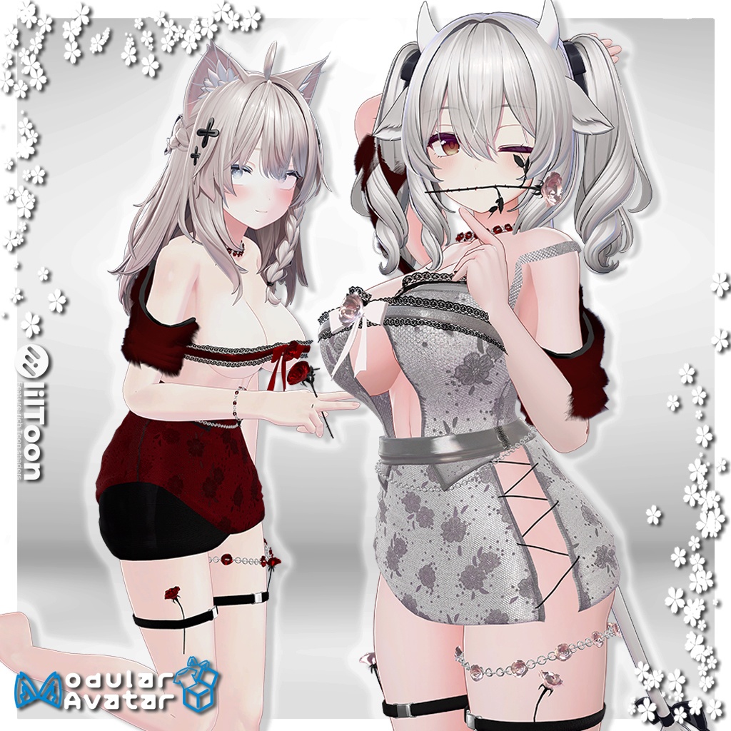 7アバター対応【𝐑𝐨𝐬𝐞 𝐁𝐞𝐥𝐨𝐧𝐠𝐬𝐢𝐞】-【ギミック】 🖤【ハロウィンセール】 Halloween Sale 30–40% Off ✦ Limited Time Only