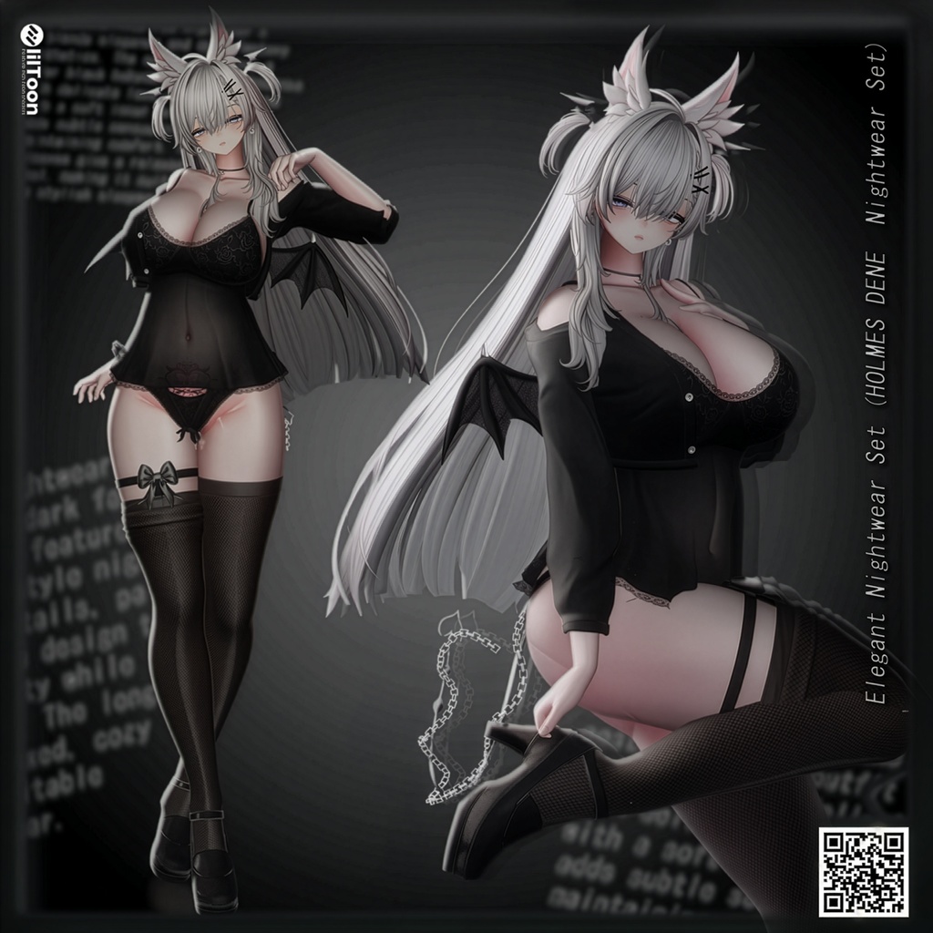 【PB】【 販売】 𝗛𝗼𝗹𝗺𝗲𝘀 𝗗𝗲𝗻𝗲 【VRChat - 向け】 【9アバター対応】