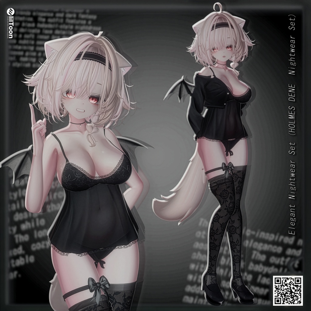 【PB】【 販売】 𝗛𝗼𝗹𝗺𝗲𝘀 𝗗𝗲𝗻𝗲 【VRChat - 向け】 【9アバター対応】