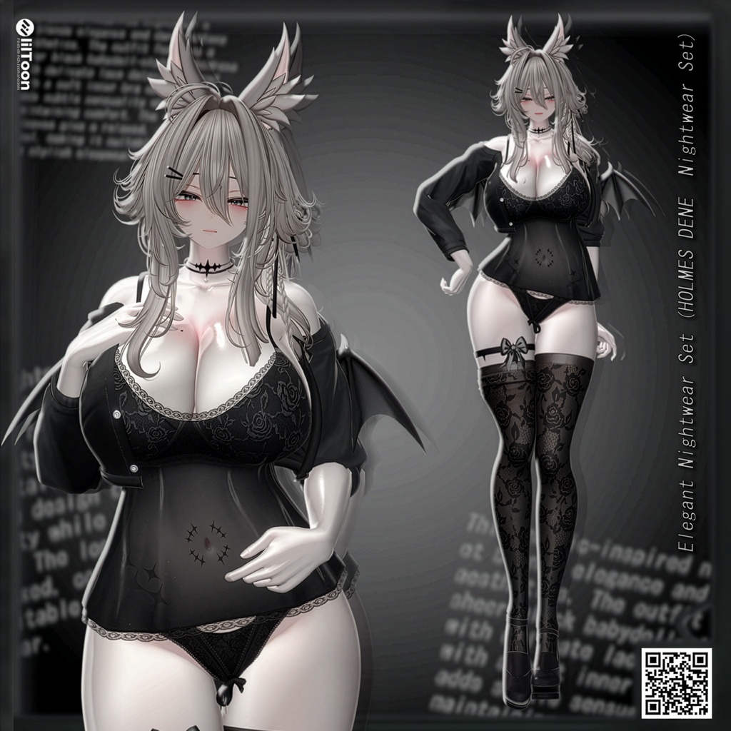 【PB】【 販売】 𝗛𝗼𝗹𝗺𝗲𝘀 𝗗𝗲𝗻𝗲 【VRChat - 向け】 【9アバター対応】