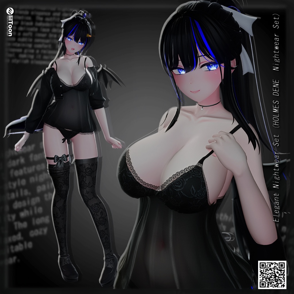 【PB】【 販売】 𝗛𝗼𝗹𝗺𝗲𝘀 𝗗𝗲𝗻𝗲 【VRChat - 向け】 【9アバター対応】