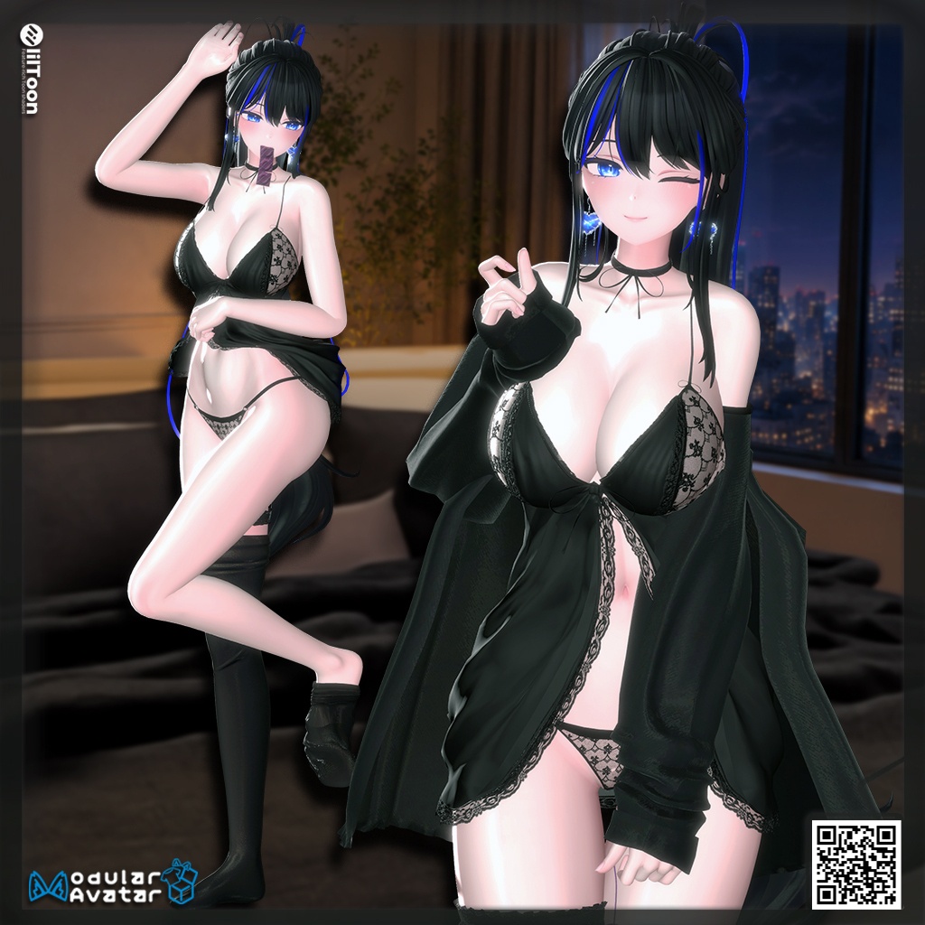 🌃【 PB-Gimmick 】🌙｜Honey Mooney｜👗（18アバター対応） 缩略图 7