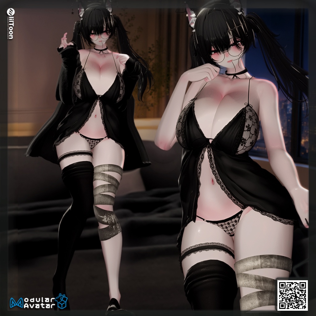 🌃【 PB-Gimmick 】🌙｜Honey Mooney｜👗（18アバター対応） 缩略图 9