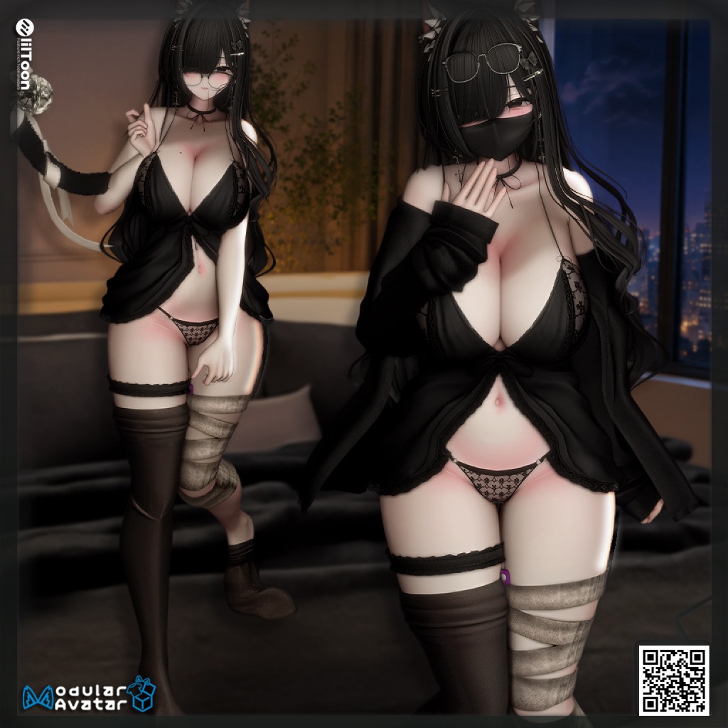 🌃【 PB-Gimmick 】🌙｜Honey Mooney｜👗（18アバター対応） 缩略图 6