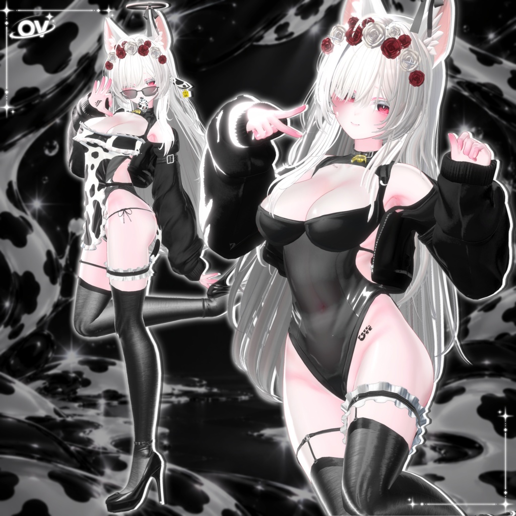 ✨【 PB-Gimmick 】(ุ60% SALES)🐄|Cow Mitsuri|🐮✨(20アバター対応)