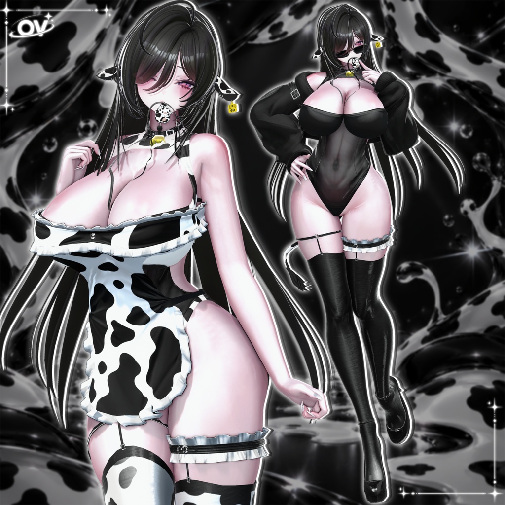 ✨【 PB-Gimmick 】(ุ60% SALES)🐄|Cow Mitsuri|🐮✨(20アバター対応)