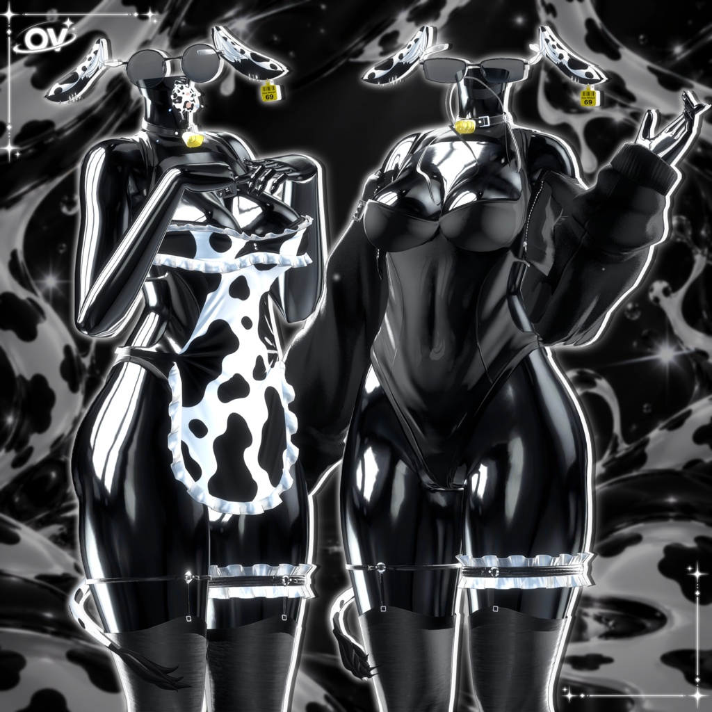 ✨【 PB-Gimmick 】(ุ60% SALES)🐄|Cow Mitsuri|🐮✨(20アバター対応)
