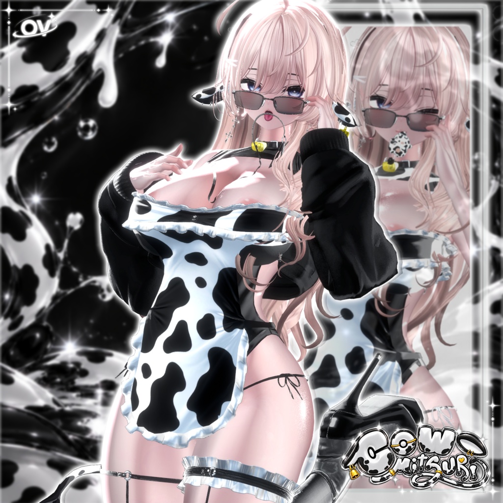✨【 PB-Gimmick 】（ุ60% SALES）🐄｜Cow Mitsuri｜🐮✨（20アバター対応）