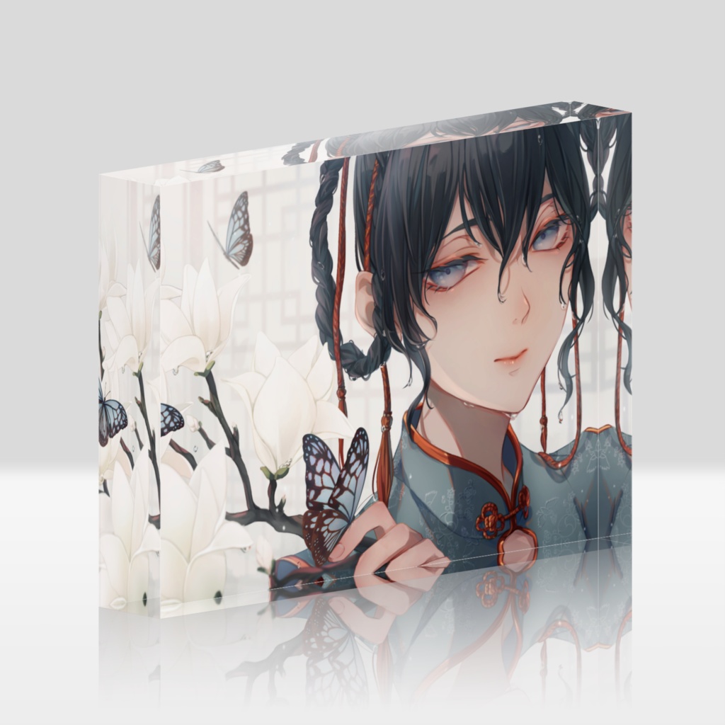 『春時雨』アクリルブロック
