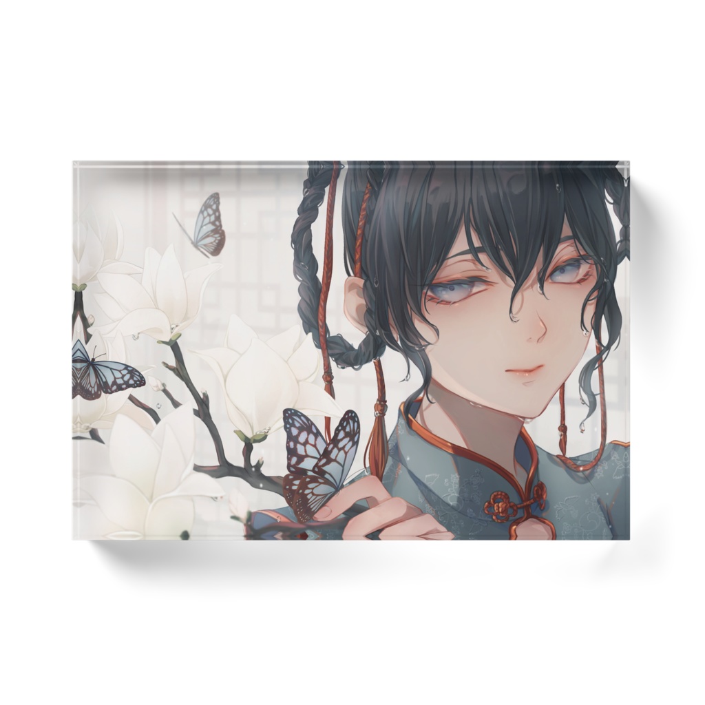 『春時雨』アクリルブロック