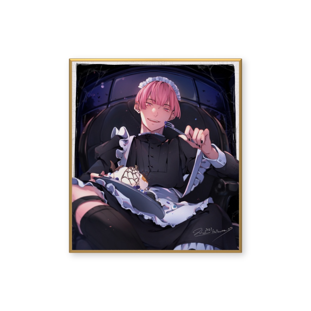 ハロウィンメイド2023 ミニ色紙