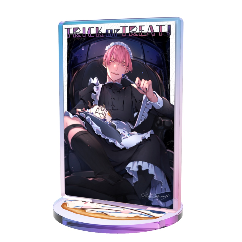 【ハロウィン】少年メイド2023 オーロラアクスタ