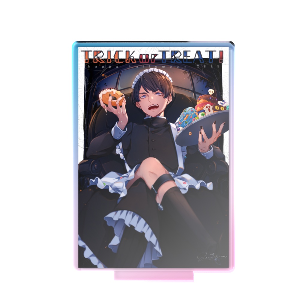 【ハロウィン】少年メイド2025 オーロラアクスタ