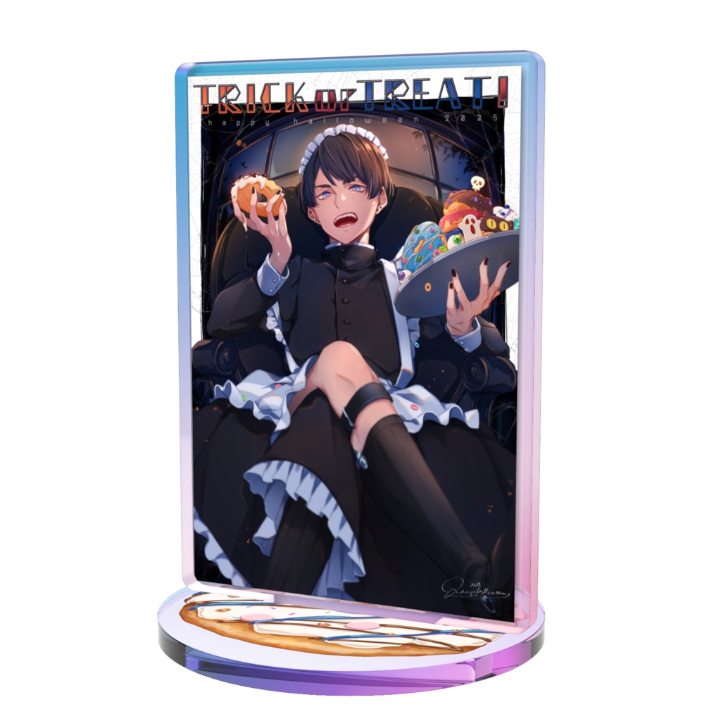 【ハロウィン】少年メイド2025　オーロラアクスタ