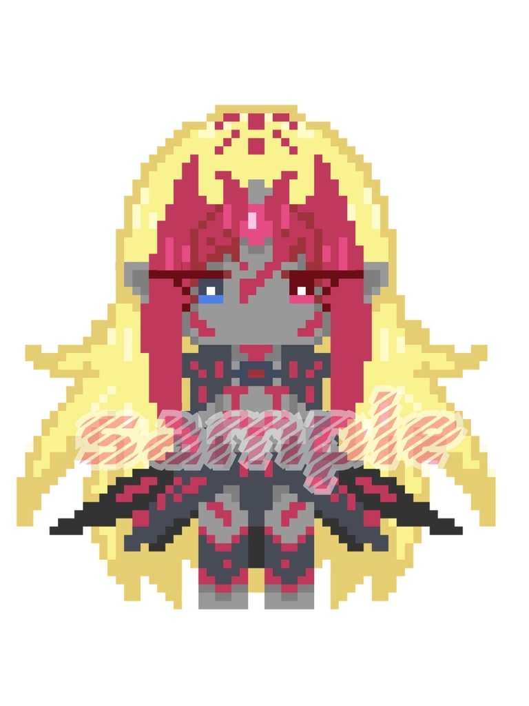 ドット絵アクリルキーホルダー