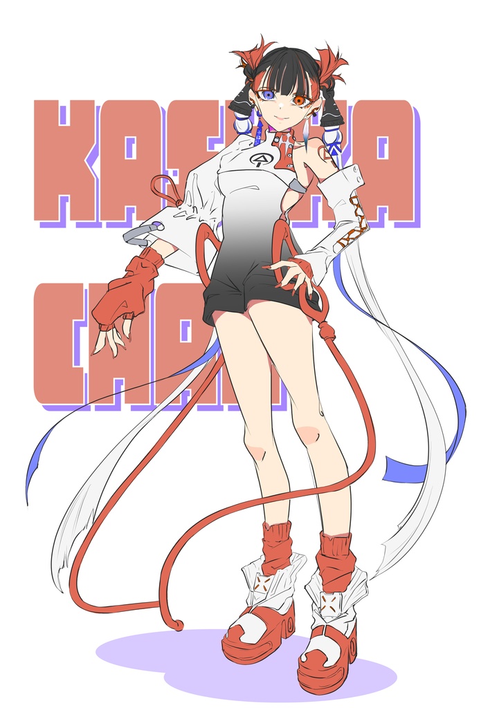 【非公式】カスカちゃんTシャツ【ファンメイド】