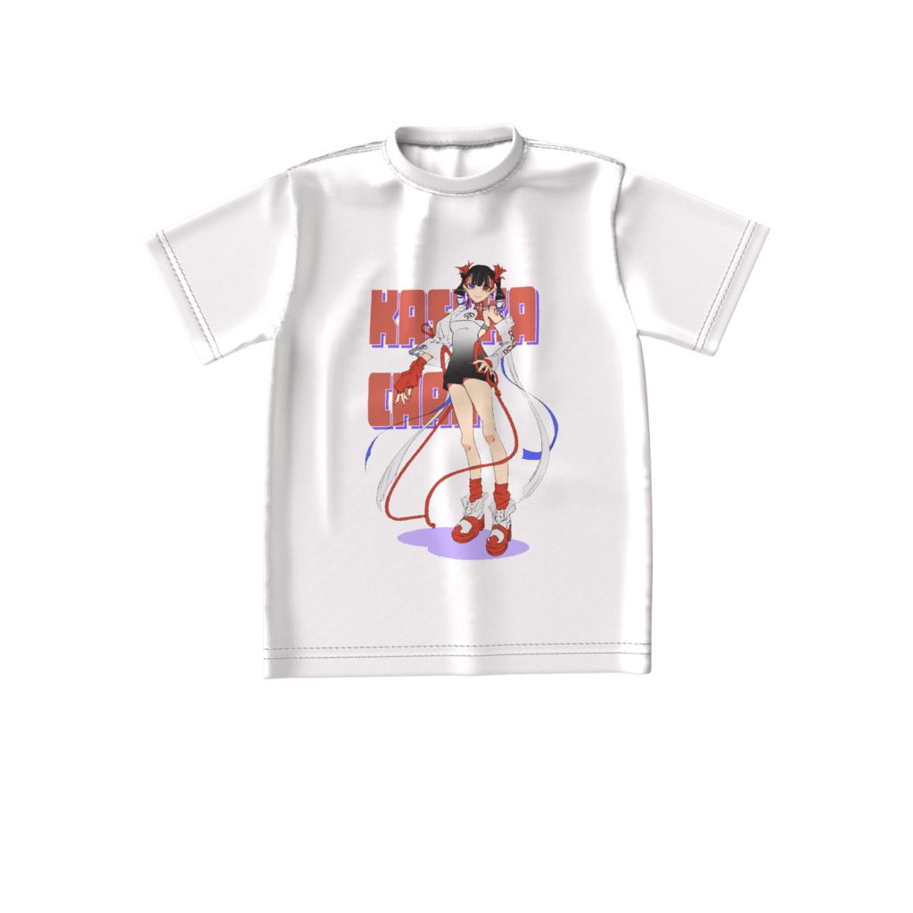 【非公式】カスカちゃんTシャツ【ファンメイド】