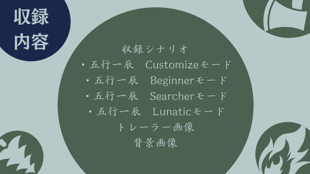 【CoCシナリオ】五行一辰【SPLL:E195676】