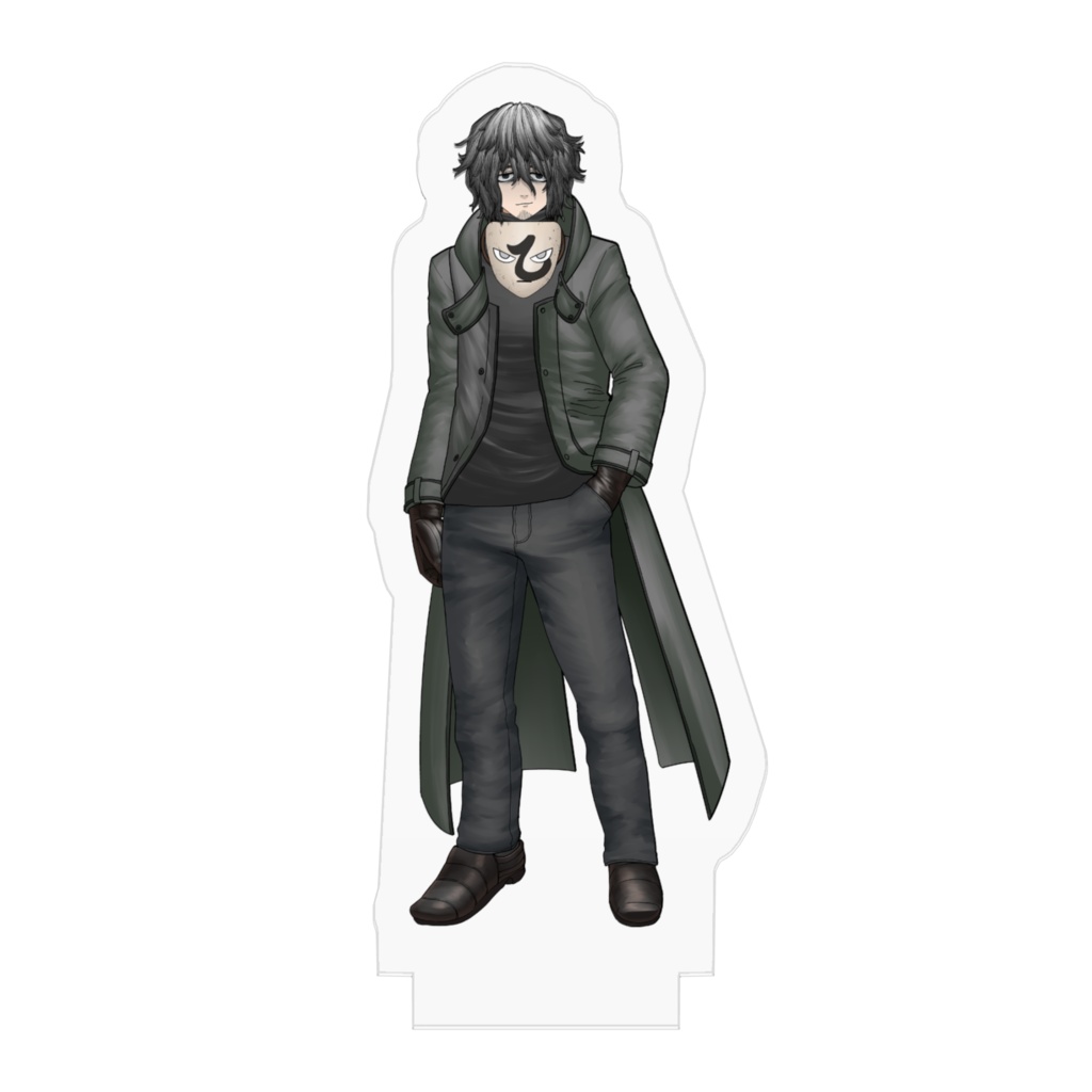 三駄乙アクリルフィギュア(人型コート有)