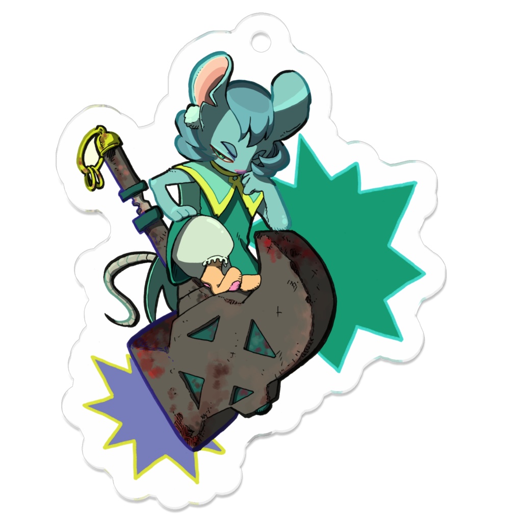 ねずみさんアクリルキーホルダー