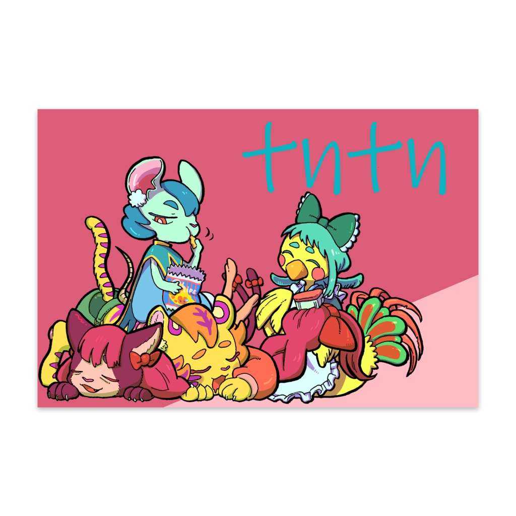 とらねずとりねこポストカード(⚠10枚単位の購入となります⚠)