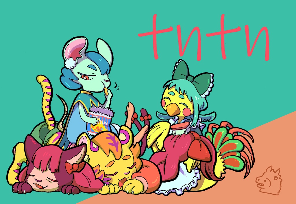 とらねずとりねこポストカード(⚠10枚単位の購入となります⚠)