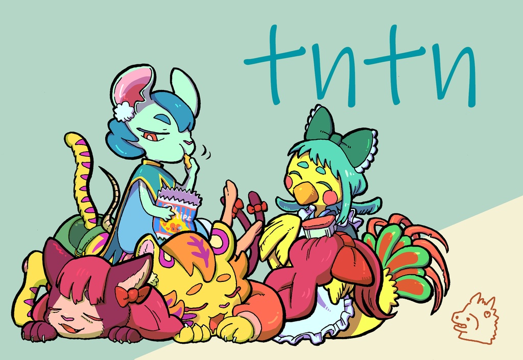 とらねずとりねこポストカード(⚠10枚単位の購入となります⚠)